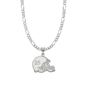 football number necklace