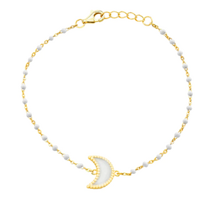 crescent moon bracelet