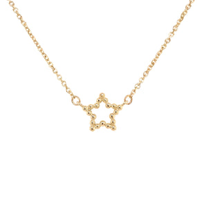 beaded star necklace