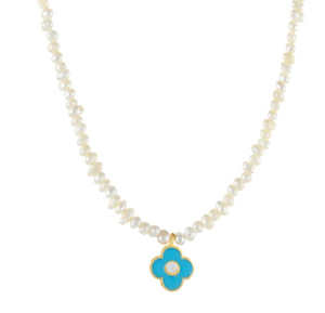 la perla clover necklace