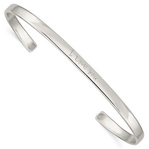 Personalized sterling silver cuff bracelet online