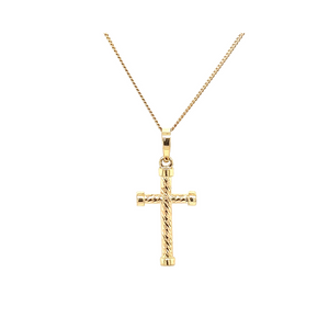 rope cross necklace